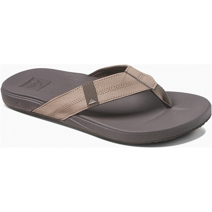 Reef Mens Cushion Bounce Phantom Flip Flops Brown RF0A3FDI